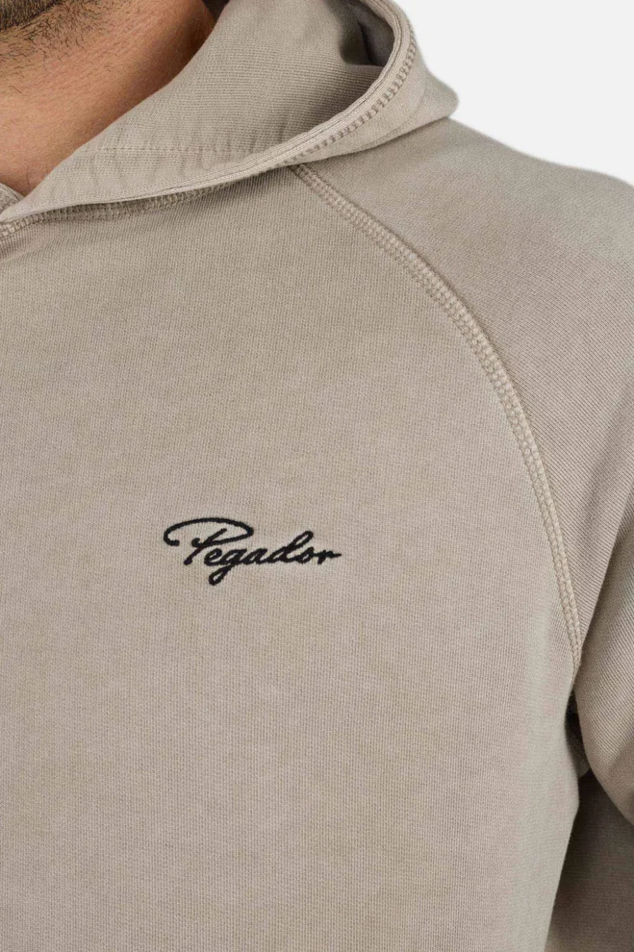 Signar Terry Raglan Hoodie Vintage Rock Grey Black-2